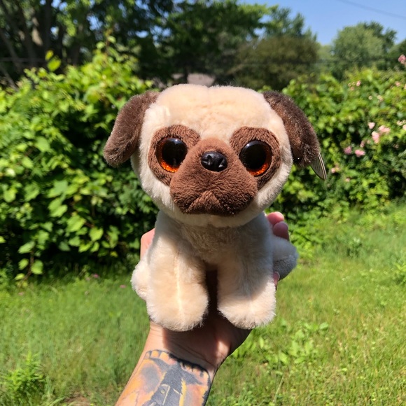 TY Beanie Babies Baby Rufus the Dog Pug stuffed animal toy plushie cute plush - Picture 8 of 11